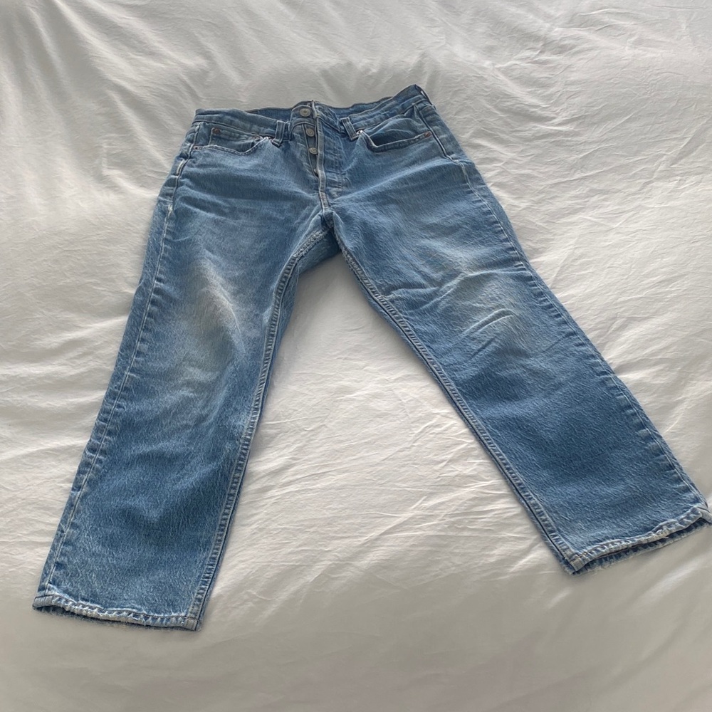 GAP Light Blue Women's Straight Leg Jeans